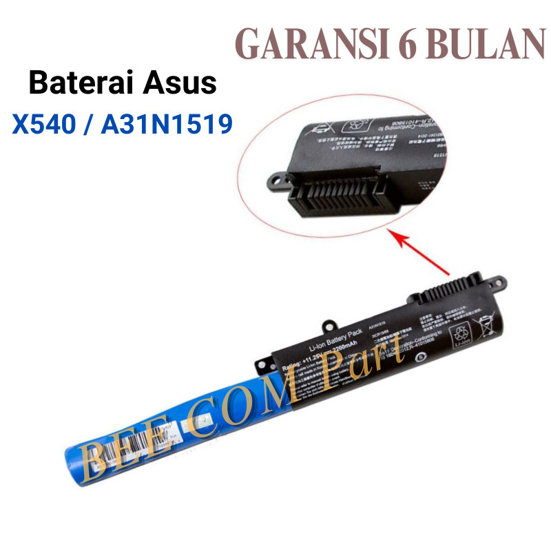 Baterai Laptop Asus X540 X540Y X540L X540LA X540LJ X540SA X540S -BEE