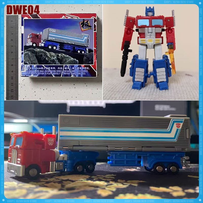 In Stock Transformation Dr.Wu Dwe04 Dw-E04 Prime Commander With Carriage Energy Ax Mini Action Figur