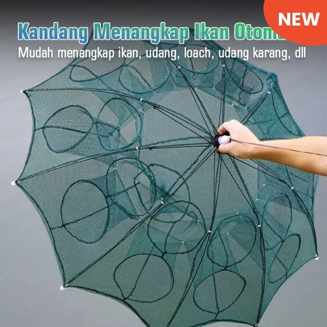 JARING PAYUNG BUBU JEBAKAN PERANGKAP IKAN UDANG IKAN KEPITING MODEL LUBANG 8 MURAH TERMURAH