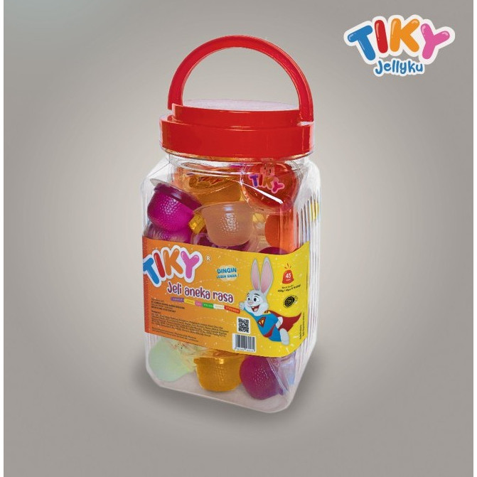 

Tiky Jelly Mini Jelly Cup Toples Kotak isi 45 cup 450gr