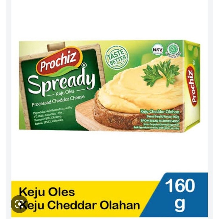 

PROCHIZ SPREADABLE 160GR - FDY