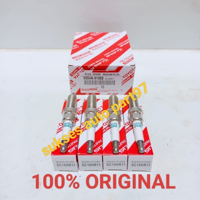 READY busi iridium Toyota all New Yaris Vios gen3 2013 up 4pcs original