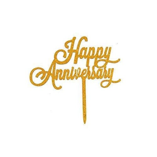 [SDW] pekanbaru/TOPPER ANNIVERSERY GOLD CAKE