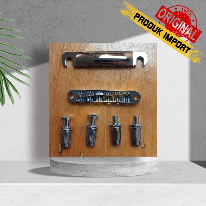 Bridge Gitar Gibson Set Crhome
