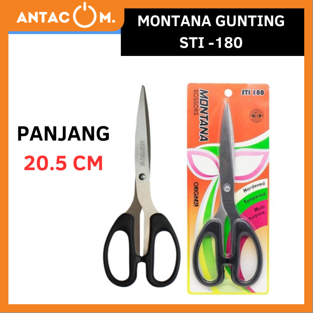 

MONTANA GUNTING STI-180 20.5 CM SCISSORS PEMOTONG HIGH QUALITY