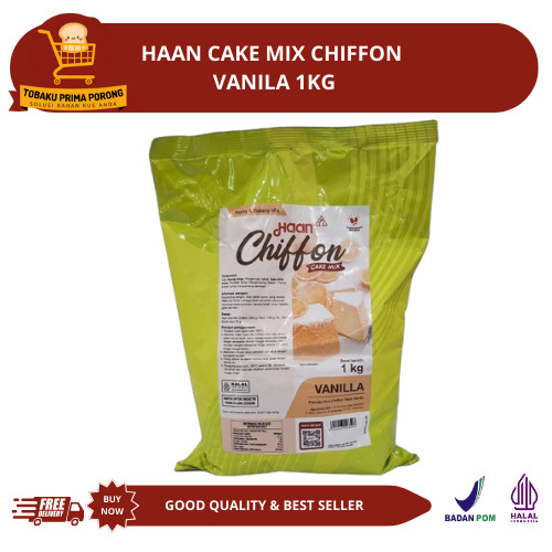 

HAAN CAKE MIX CHIFFON VANILLA 1KG