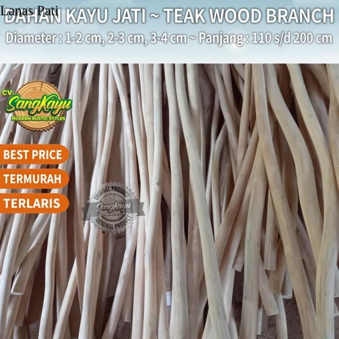 

Teak Wood Branch 175 cm dahan ranting kayu jati macrame craft dekorasi - 1 - 2 cm, 110 cm - 1 - 2 cm, 110 cm XD6