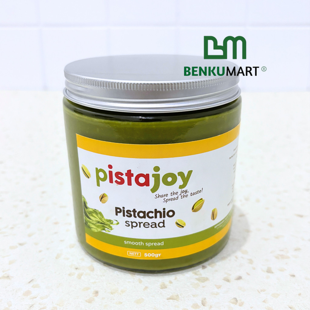 

PistaJoy Pistachio Spread Smooth (500 gr) Selai Kacang Asli Pistachio PREMIUM