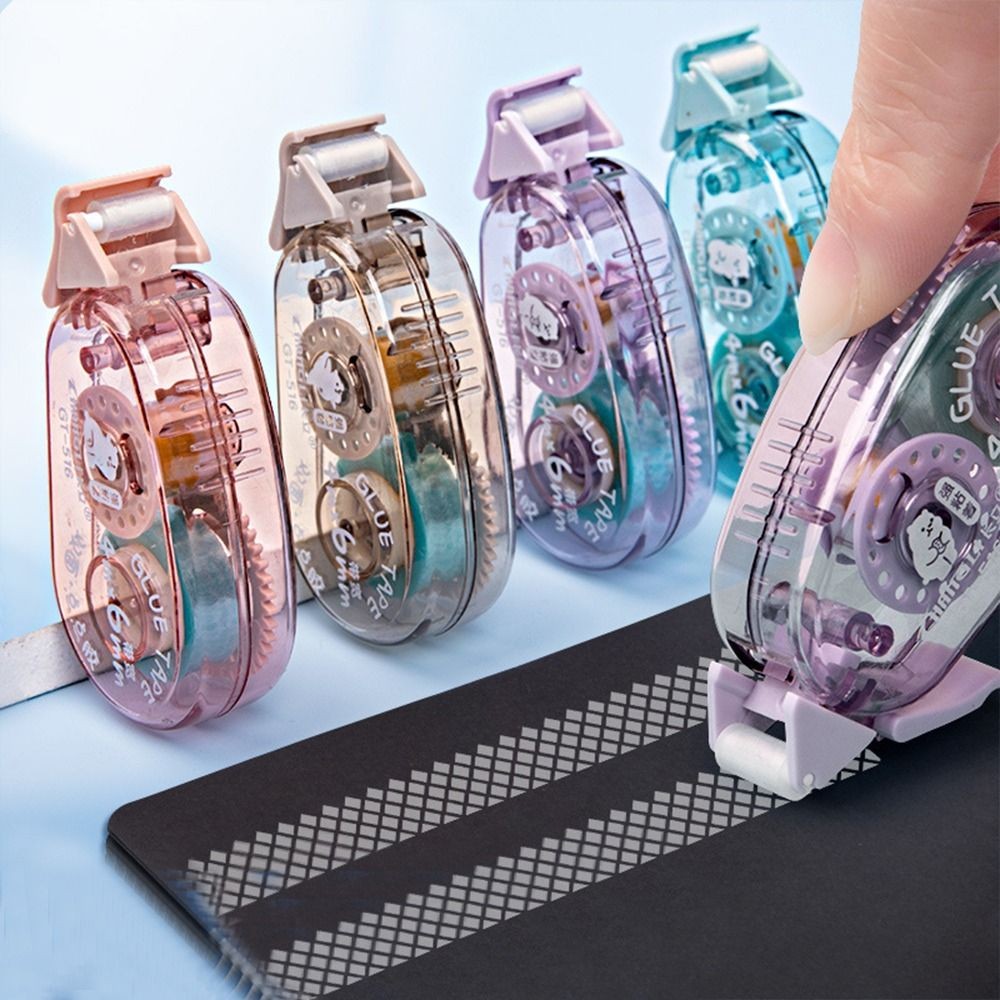 

1pc Photo Album School Supplies Scrapbooking Dot Glue Roller Tapes DIY Stationery Double Sided Adhesive Tape DIY Craft Supplies