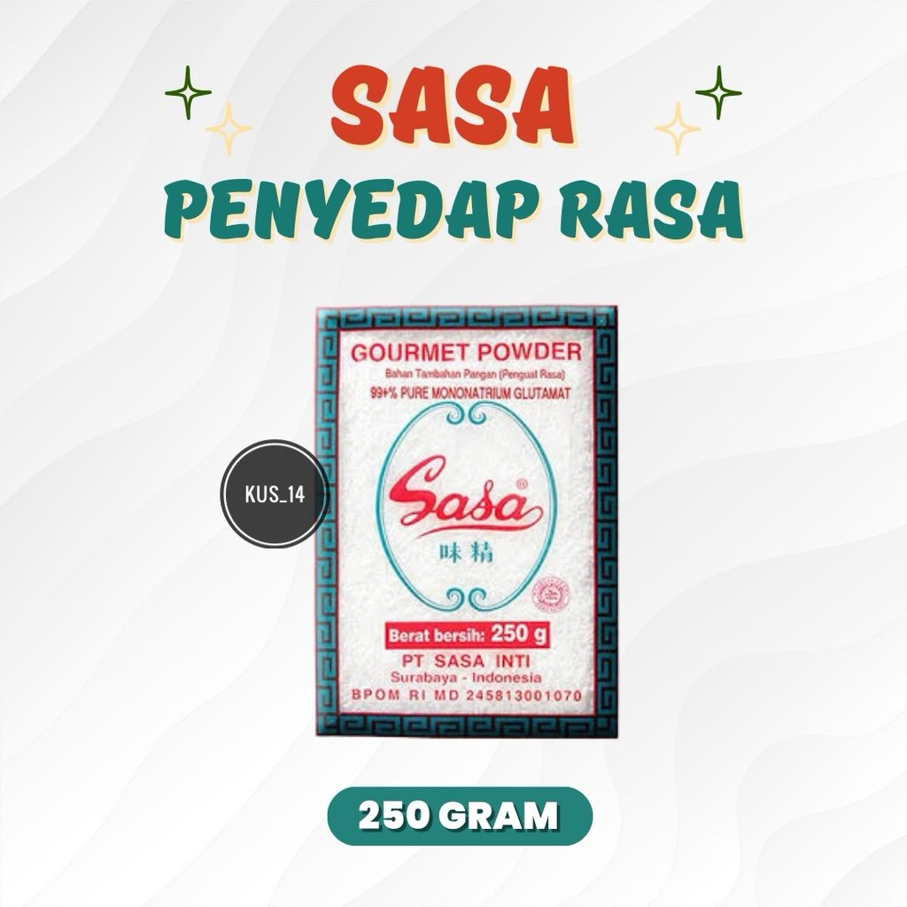

Sasa 250gr Penyedap Rasa Micin MSG / Bumbu Penyedap