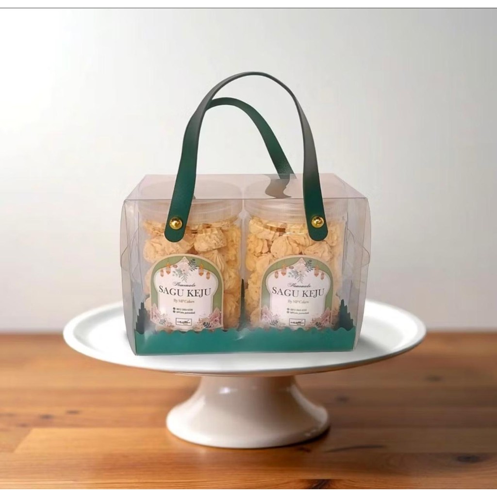 Box Mika Tali Hijau / Mika Hampers Lebaran / Packaging Lebaran