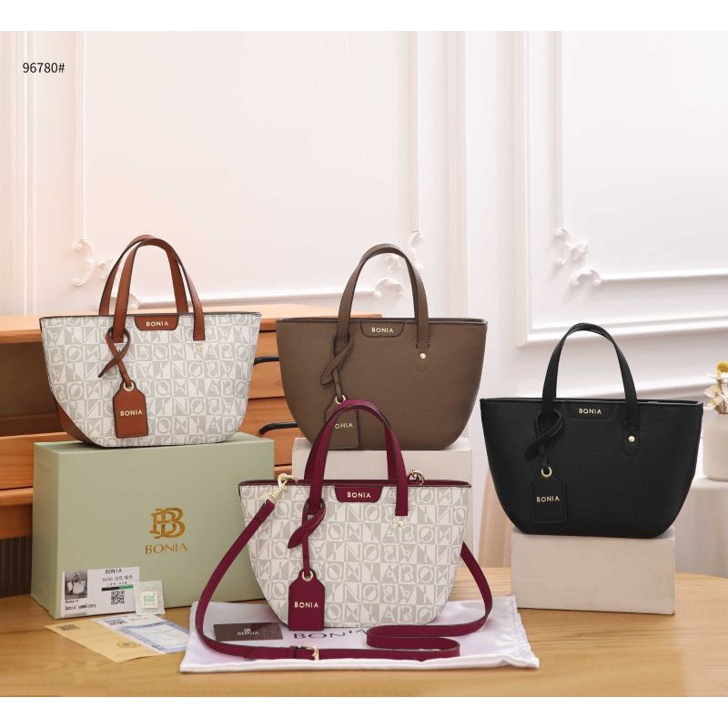 JP BONIA 96780 New Elle Tote  Bag in Monogram & Leather HRA