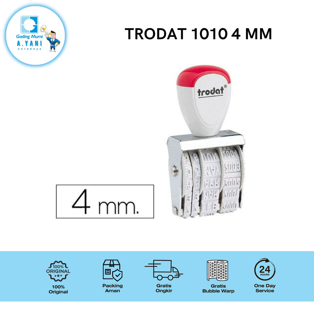 

TRODAT STEMPEL TANGGAL 1010 4 MM