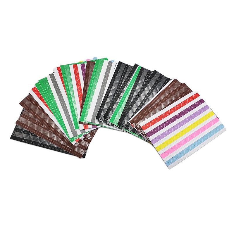 

5 Sheets DIY PVC Colorful Paper Stickers for Photo Albums Frame Decoration Scrapbooking Protect Fixed Picture Corner Sticker