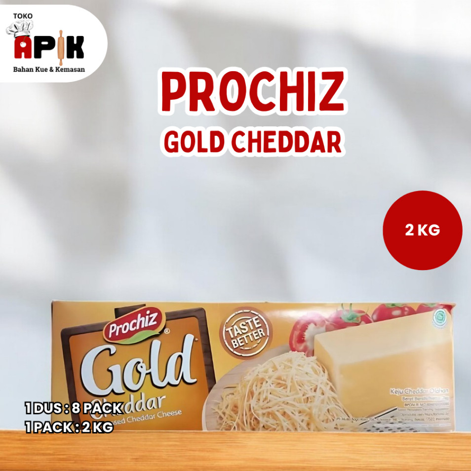 

PROCHIZ GOLD CHEDDAR 2 KG / KEJU PROCHIZ GOLD
