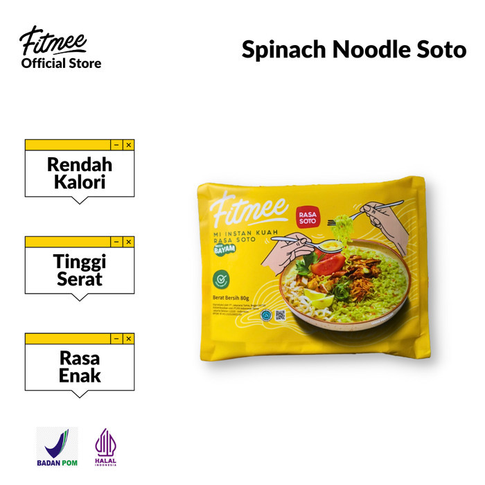 

Fitmee Spinach Noodle Soto 80 Gr - Free Gimmick