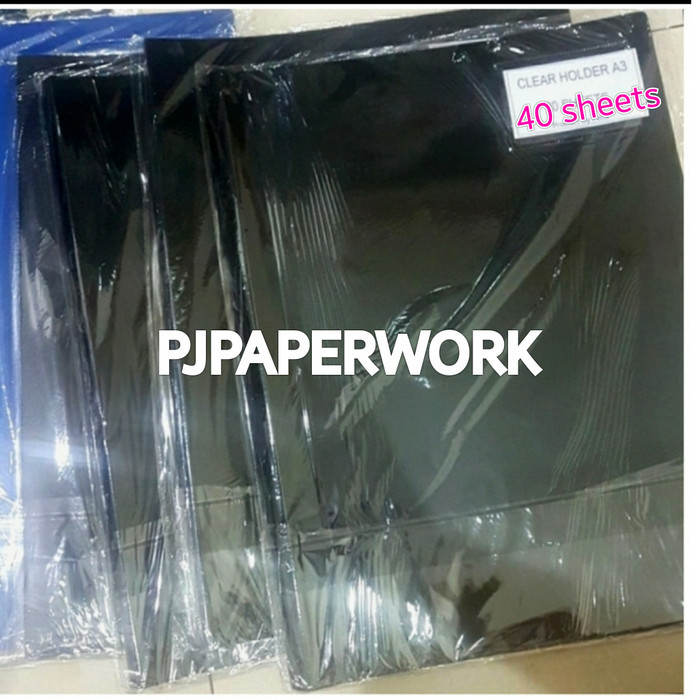 

ANDMA Clear holder A3 40 pocket potrait FELIX /display book jual murah