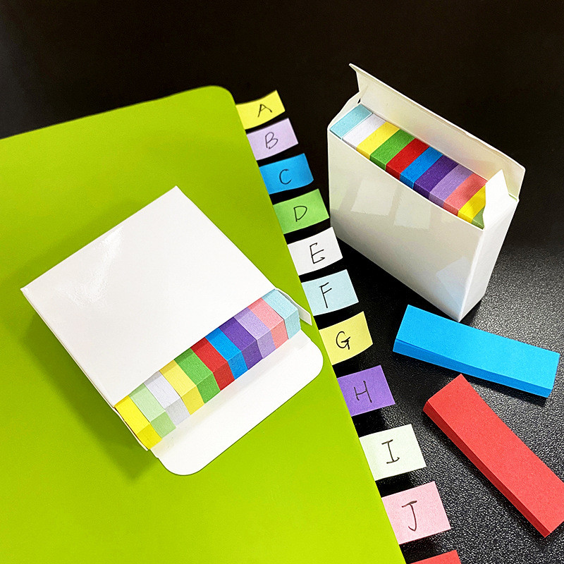 

550 Sheets Colored Mini Notepad Index Sticky Notes Kawaii Stationery Supplies School Office Accessories Notebooks Paper Postit