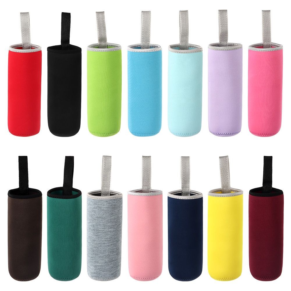 

Insulated Neoprene Water Bottle Cover Useful Pouch Sport Camping Accessories Bag Glass Bottle Cover Case Vacuum Cup Sleeve