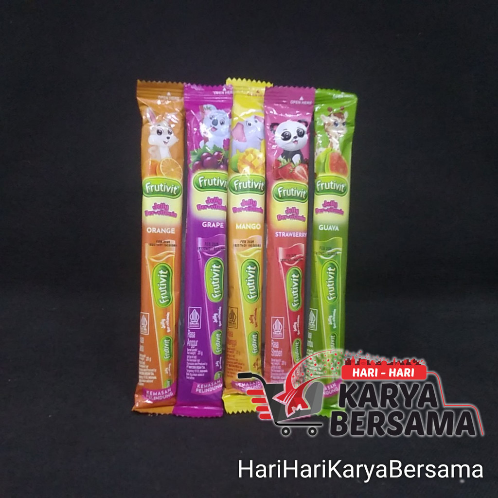 

MAKAN RINGAN PERMEN LUNAK FRUTIVIT JELLY 20GR