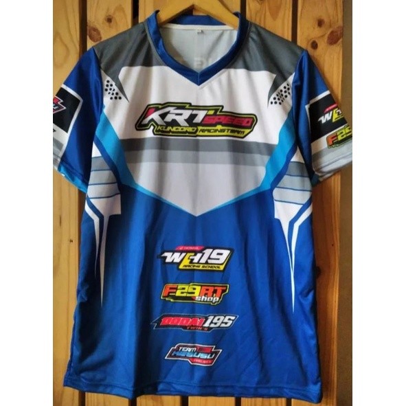 KAOS BALAP - Jersey Racing Printing Costum Nama Nomor Sponsor keren murah free desain RACING CLOTHIN