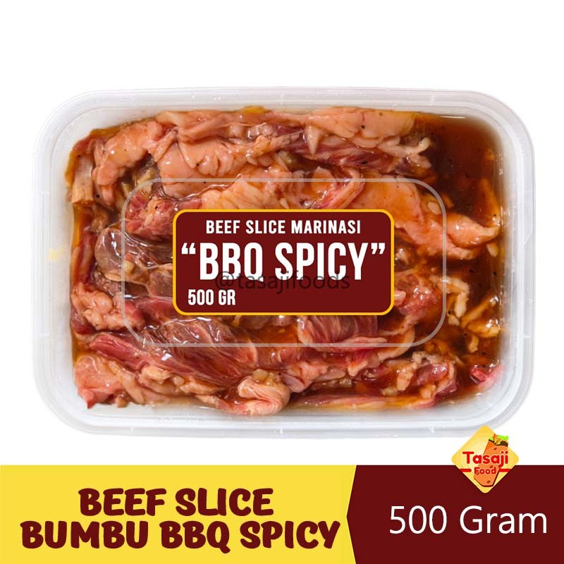 

Daging Slice Marinasi BBQ Spicy 500gr
