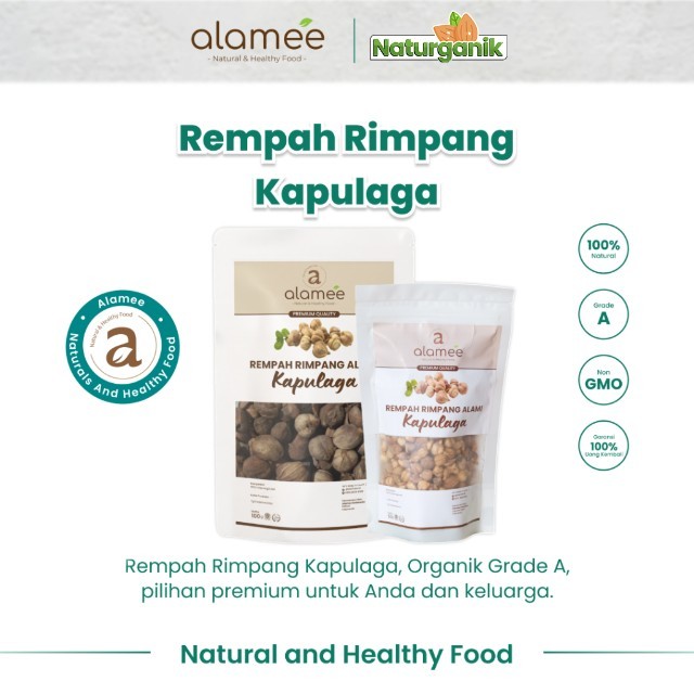 

ALAMEE Kapulaga Lokal Kapolaga Kering Cardamom Kapol Spice Rempah Rimpang Organik Alami Premium Naturganik