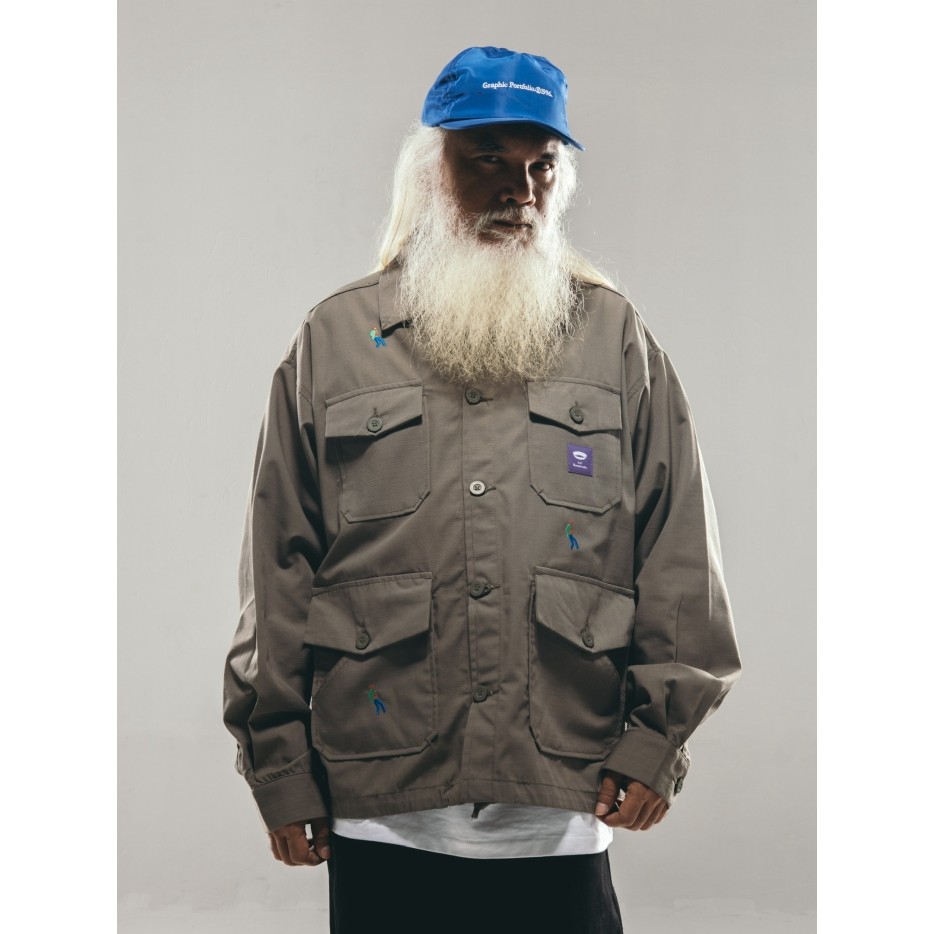 UNKL347 Jacket Field Olive Model Simpel ZETA