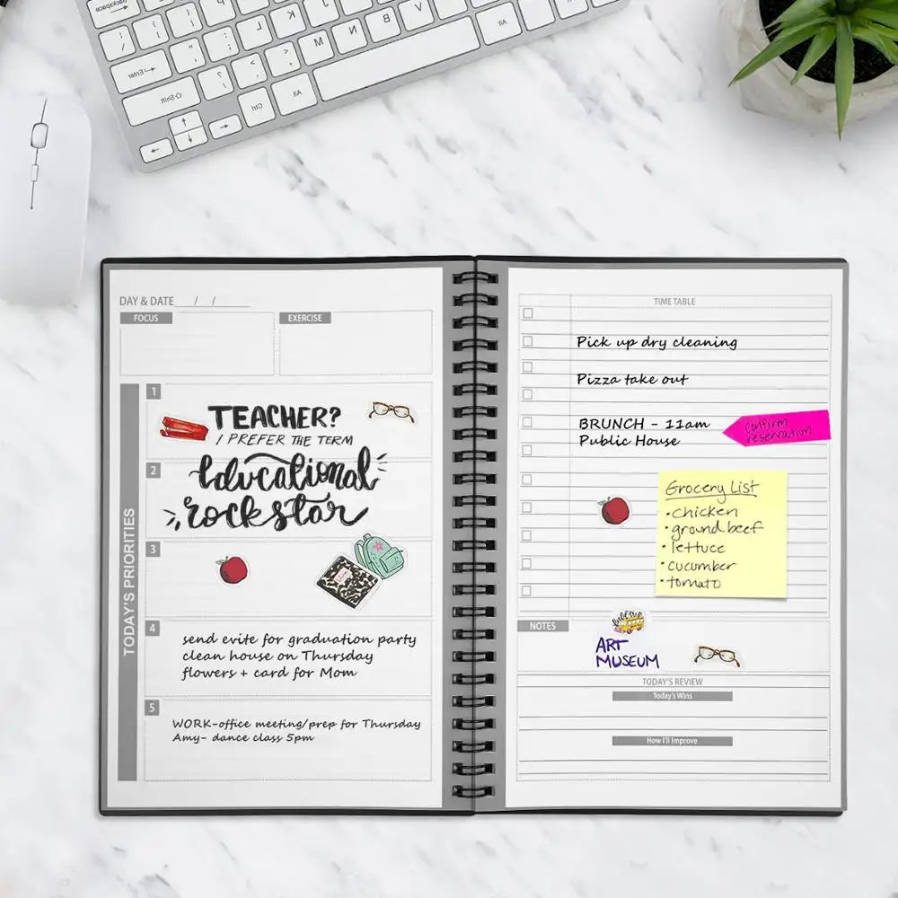 

A5 Smart Erasable Notebook Reusable Daily Planner Newyes Custom Students Rocket Book Writing 2025