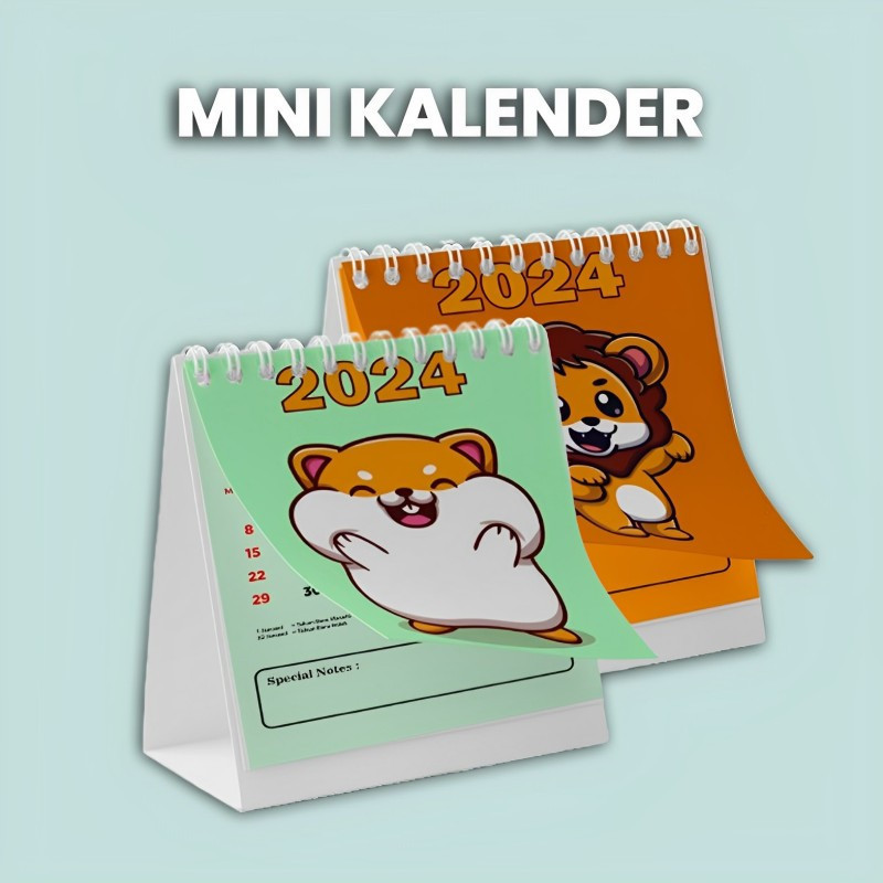 

Kalender Meja Mini 2024 portable II Praktis dan Berkualitas II Custom