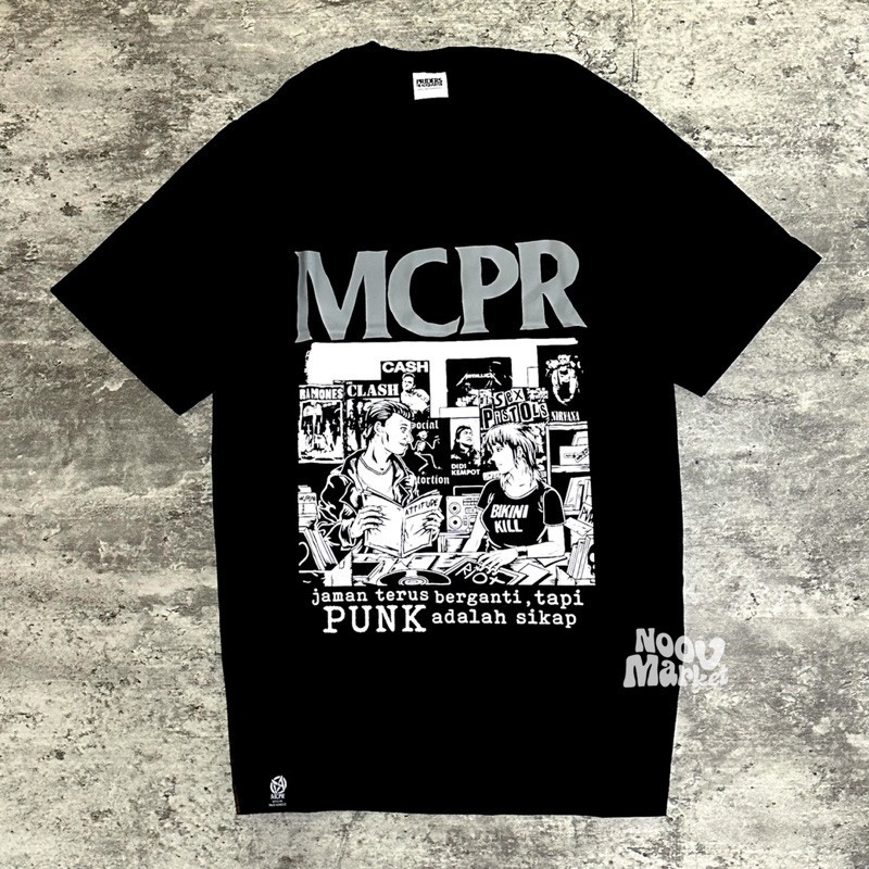 [HOT] MCPR - PUNK IS ATTITUDE TSHIRT - BLACK | Original Merchandise Kaos Lengan Pendek