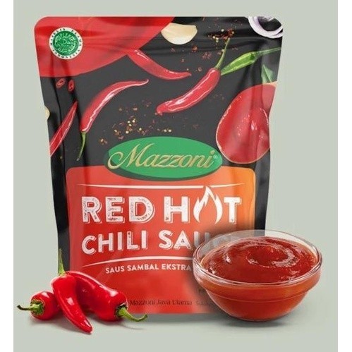 

Mazzoni Saos Sambal Red Hot Chili Sauce 250 gr