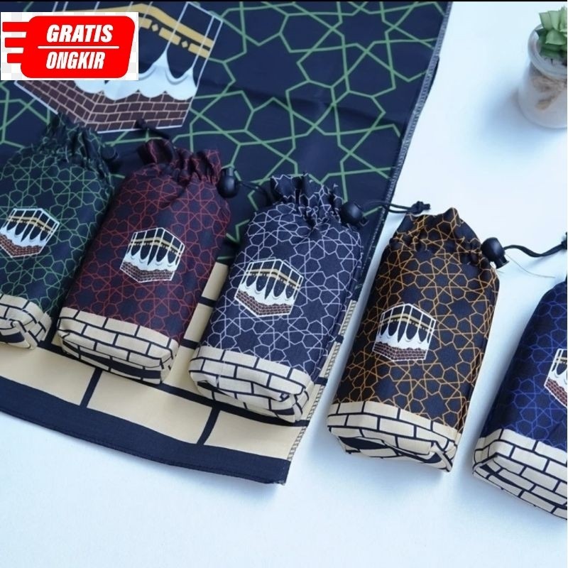 Sajadah Travel Sejadah Traveling pouch souvenir haji &umroh Sajadah jumbo