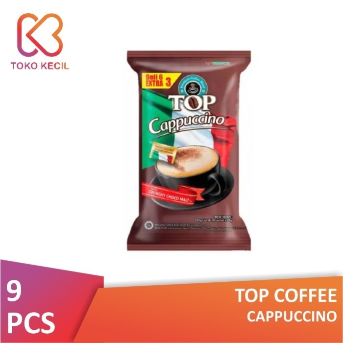 

Top Coffee Cappuccino 25gr (Isi 9 Pcs)