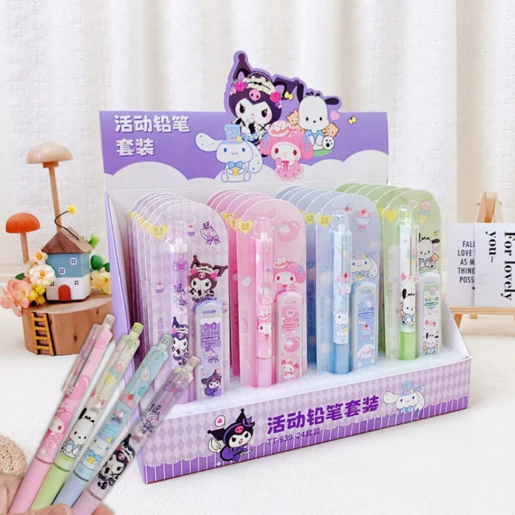 

CRM - Pensil Mekanik Set 0.5mm Karakter Lucu Mechanical Pencil Set 0.5mm Karakter Lucu