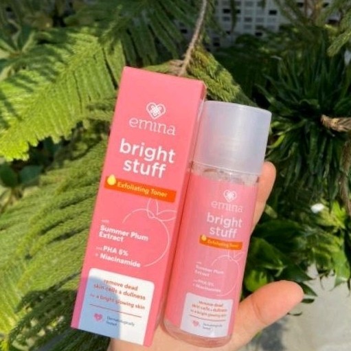 Emina Brightstuff Exfoliating Toner | toner emina