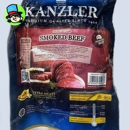 

Daging Sapi Giling Merk Kanzler Smoked Beef 250gr Frozen Pack Food