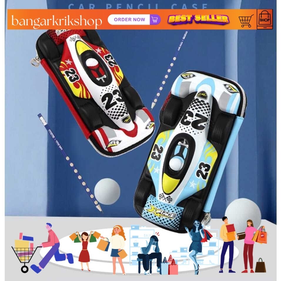 

[nicky888] Pensil Case 3D Timbul EVA, Kotak Pensil 3D Anak Seoklah, Tempat Pensil Model 3D Timbul BGK