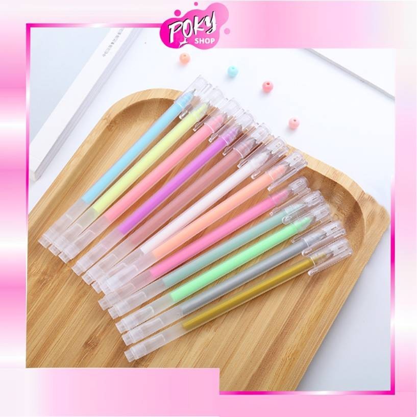 

POKY- S5803 Pulpen Gel Warna / 1 Pcs Pena Gel Warna Warni / Pena Pulpen Gel / Pena Siswa Stabilo / Pena Stabilo Alat Tulis Siswa