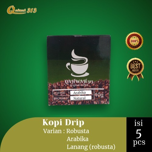 

QAHWAH 313 Dripbag Kopi Lanang Robusta Arabika
