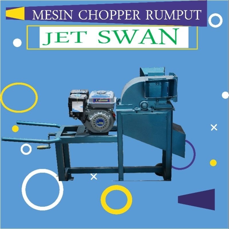 Mesin Coper Chopper Pencacah Rumput Multifungsi Twin Jet Swan Termasuk Mesin