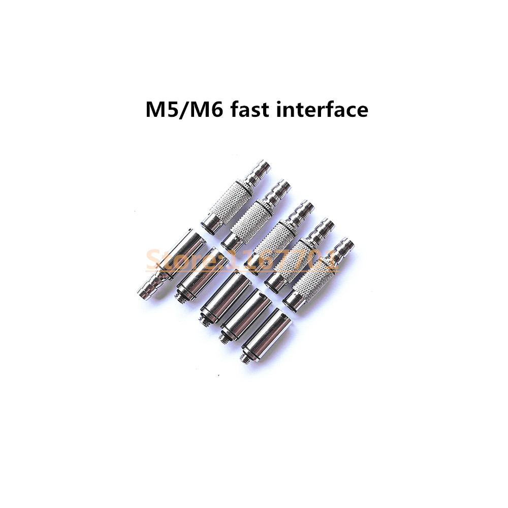 

DIY notebook M5 M6 Water Fast/Quick Pagoda interface 8mm/6mm Universal water block mini male and female automatic lock