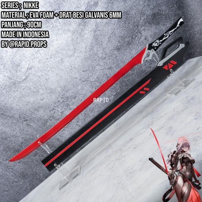 Property Cosplay / Scarlet Black Shadow Sword NIKKE For Cosplay
