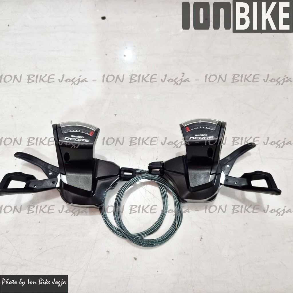 shifter Shimano Deore T6000 3 x 10 speed - shifter deore 10 speed 3x10 sp original awet