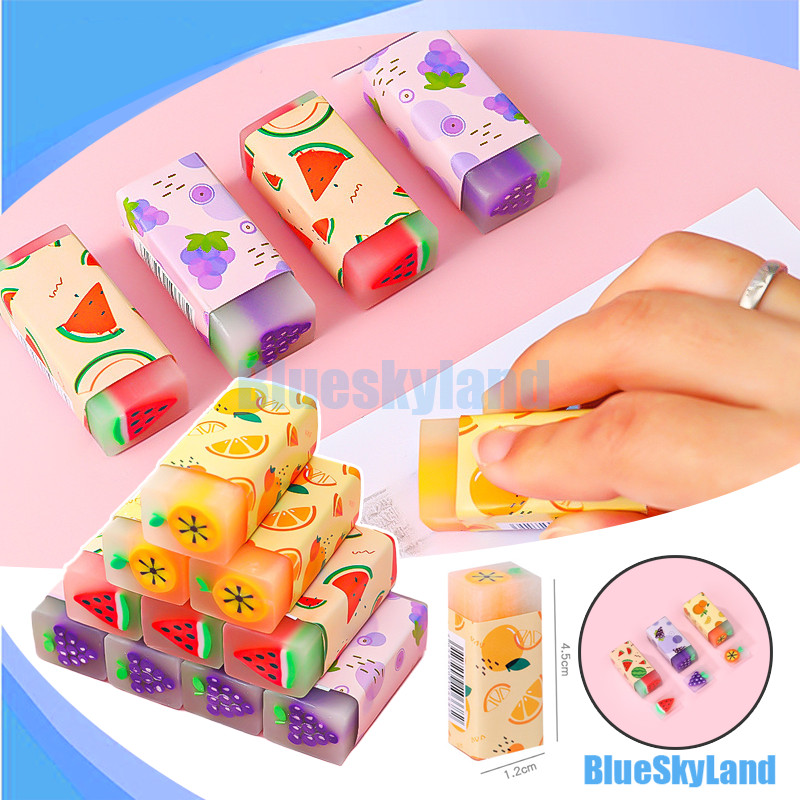 

Penghapus Pensil Motif Buah / Fruits Eraser Penghapus / Penghapus Fruit Lucu