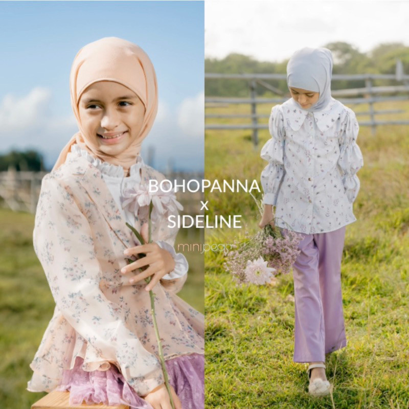 Bohopanna x Sideline - Avana / Neeta / Della / Peplum Organza / Pratika / Tutu Skirt - baju raya ana