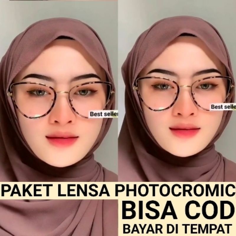 GROSIR TERMURAH  KACAMATA MINUS FRAME AMAYA 98525 LENSA ANTI RADIASI KACAMATA PHOTOCROMIC | KACA MAT