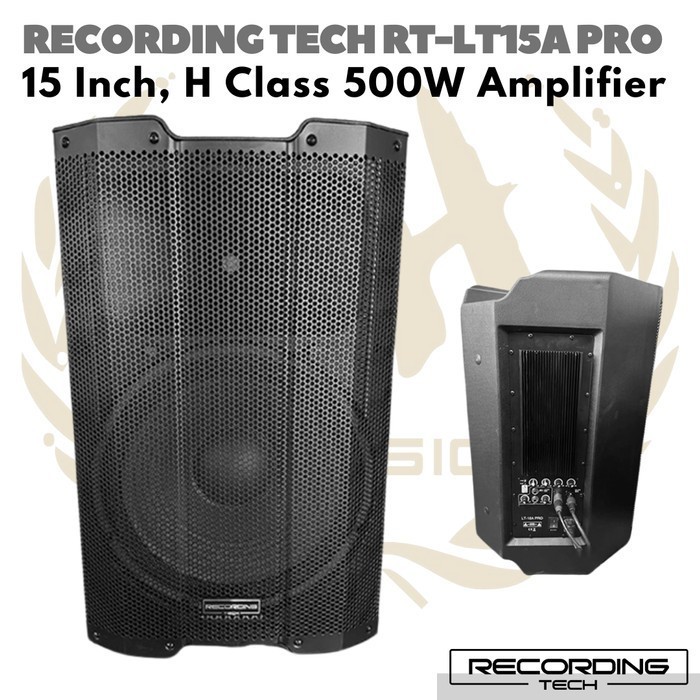 RECORDING TECH LT15A PRO, 15 Inch H Class Amplifer | Speaker Aktif - 1Pcs