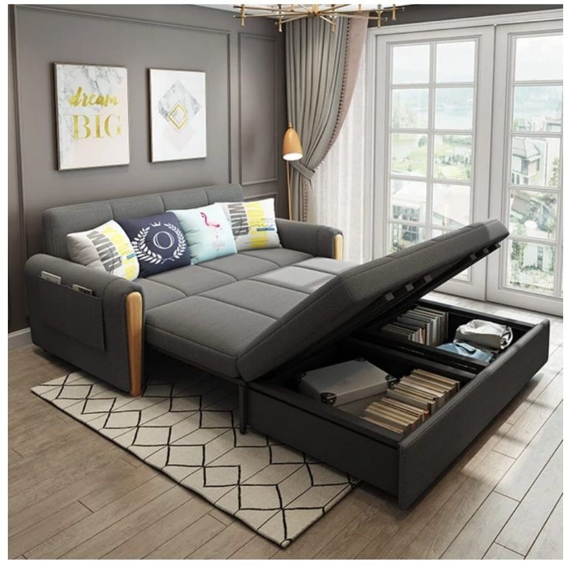 DIPAN DIVAN MOSSESS-BED RANJANG DIPAN+SPRINGBED LIPAT LACI BAGASI KARGO / DIVAN APARTEMENT / KASUR A