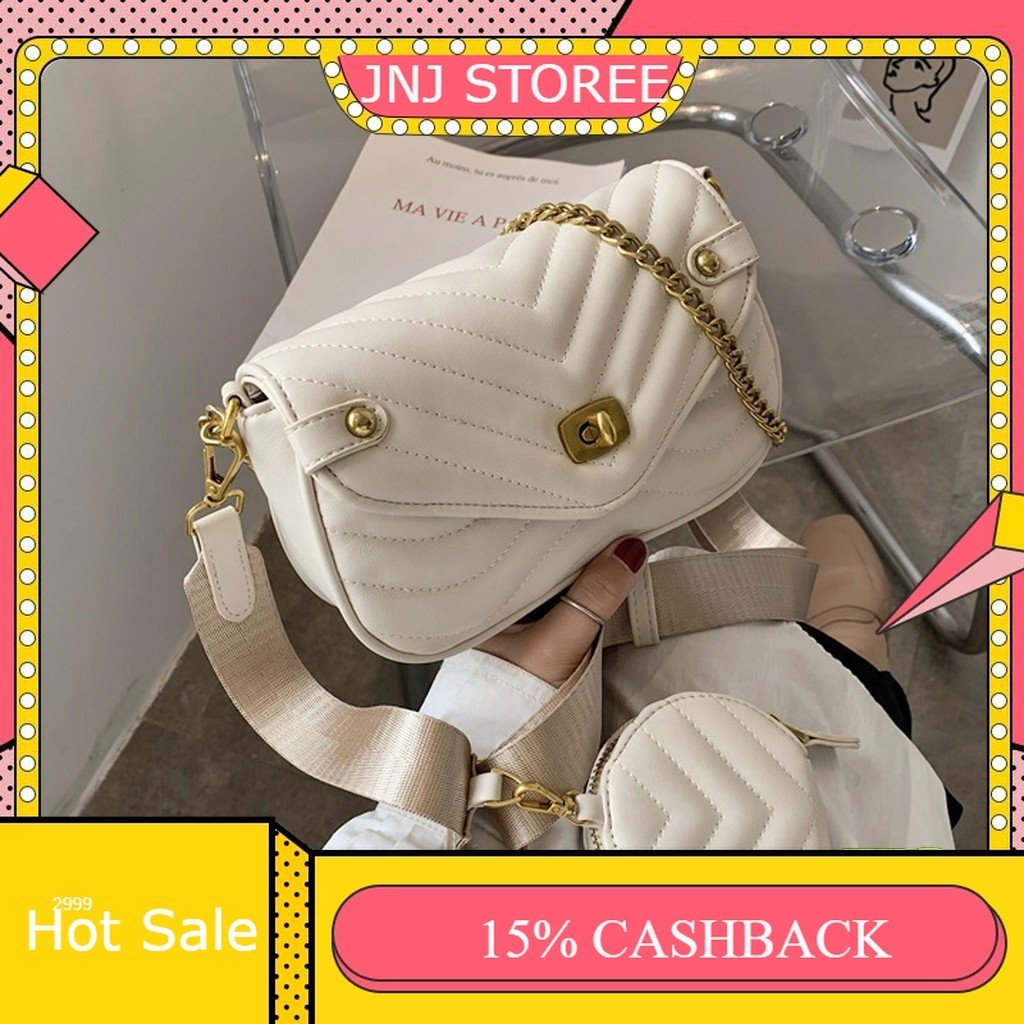 5.5 BIG SALE BISA COD TS3066 tas SLINGBAG Kekinian wanita import terbaru (1kg Muat 2 tas) BQ3066 LT1